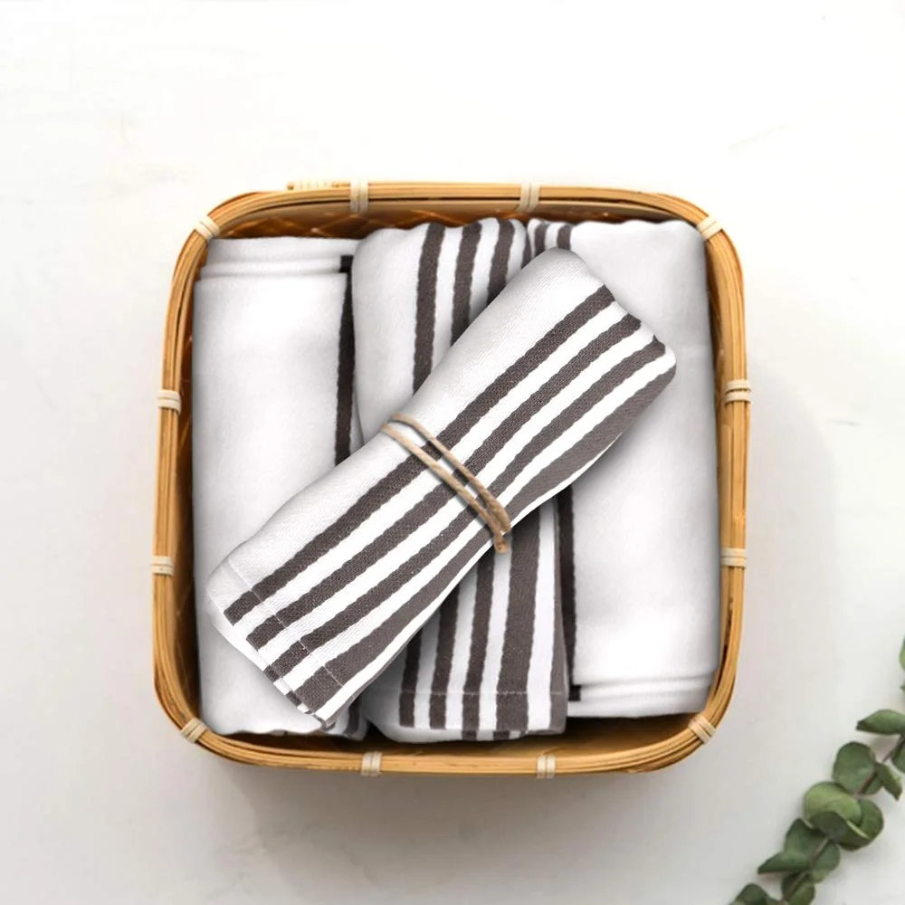 Urban Villa Set of 6 Kitchen Towels 100% Cotton Dish Towel 20X30 inch with Mitered Corners Trendy... | Walmart (US)