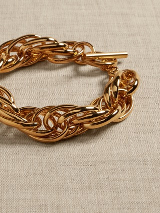 Ambra Oval Multilink Chain Bracelet | Aureus + Argent | Banana Republic (US)