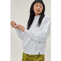 Womens Seam Detail Relaxed Sweatshirt - Grey - 10, Grey | NastyGal (UK, IE)