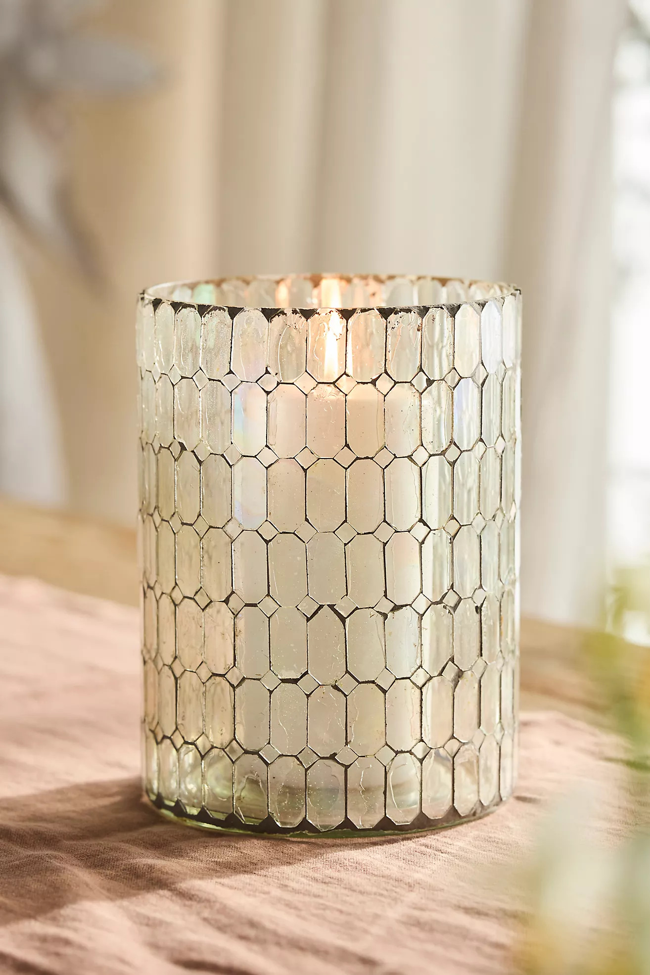 Paned Mosaic Hurricane, Clear | Anthropologie (US)