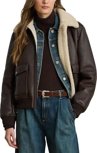 Faux Shearling Bomber Jacket | Nordstrom