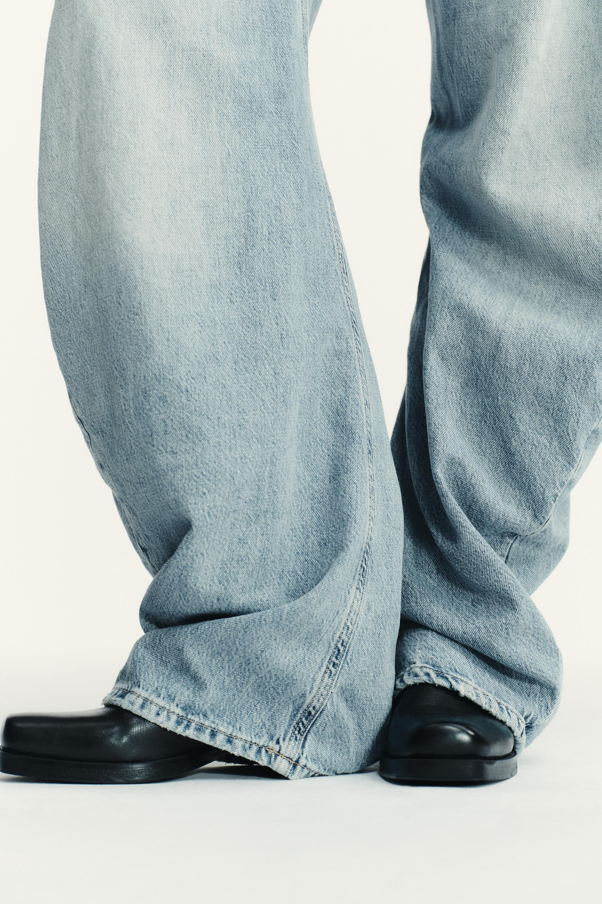 TRF SHIFTED SEAM LOW WAIST JEANS | Zara US