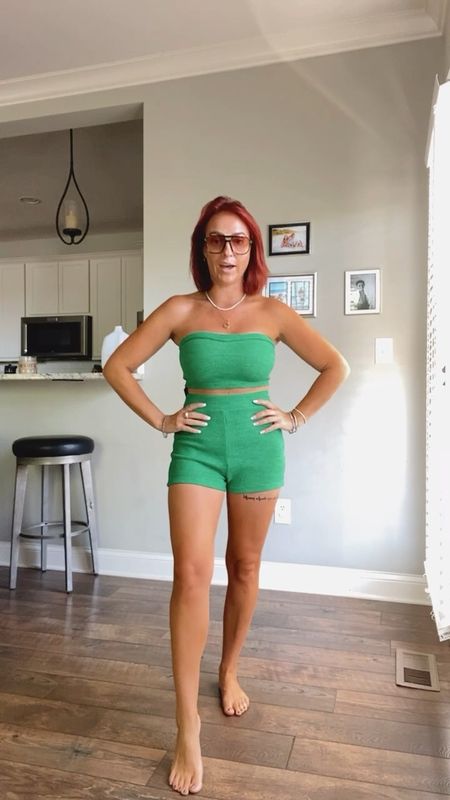 Fall break outfits - vacation outfits - amazon vacation - amazon two piece outfits - Amazon outfits - two piece outfits - matching sets - Amazon - green outfit - green sunglasses 

#LTKstyletip #LTKunder50