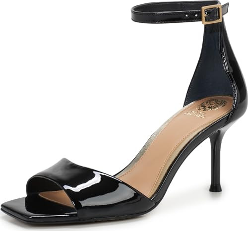 Vince Camuto Women's Febe Stiletto Heel Sandal, Black, 6.5 | Amazon (US)