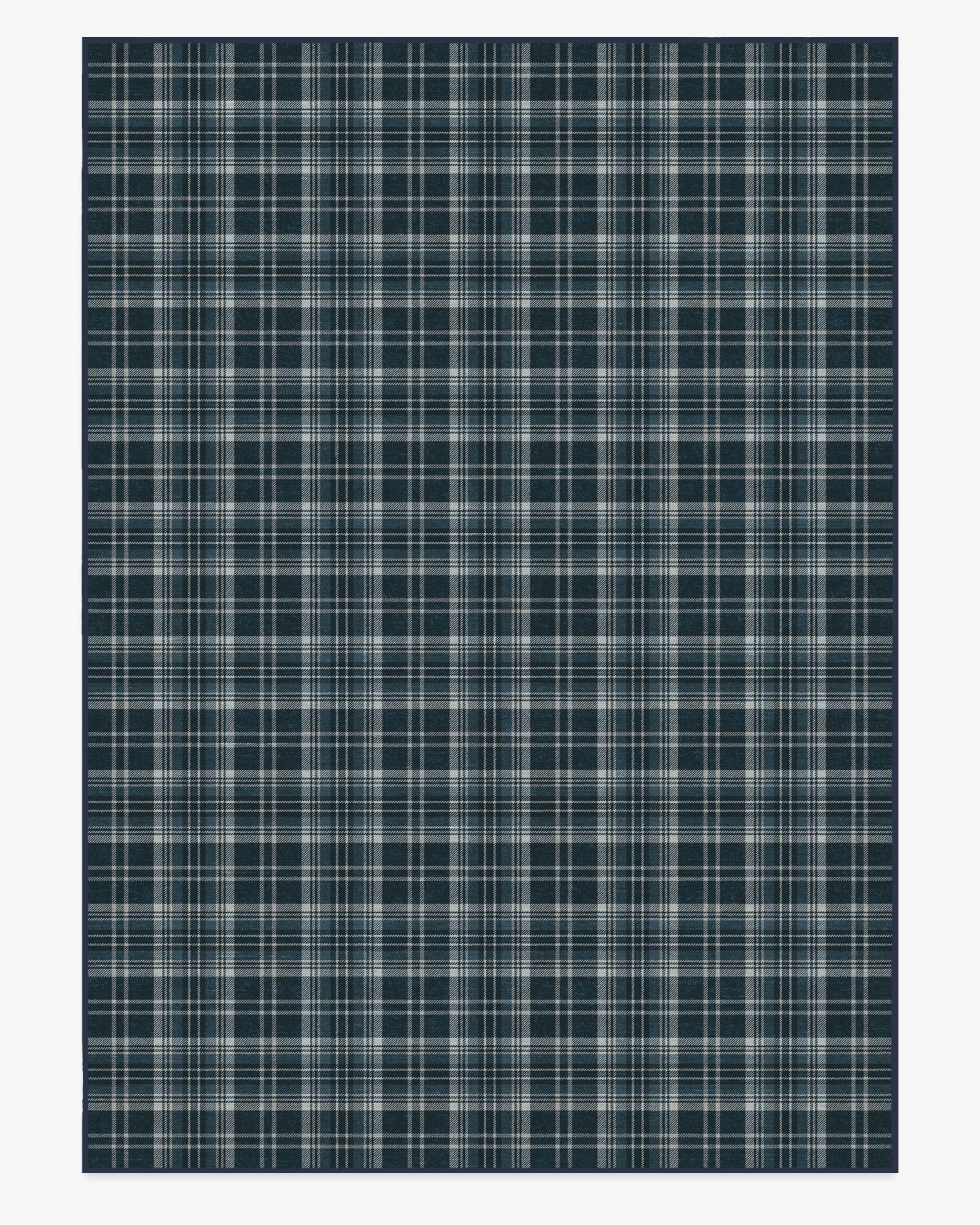 Dress Stewart Tartan Navy Flatwoven Rug | Ruggable