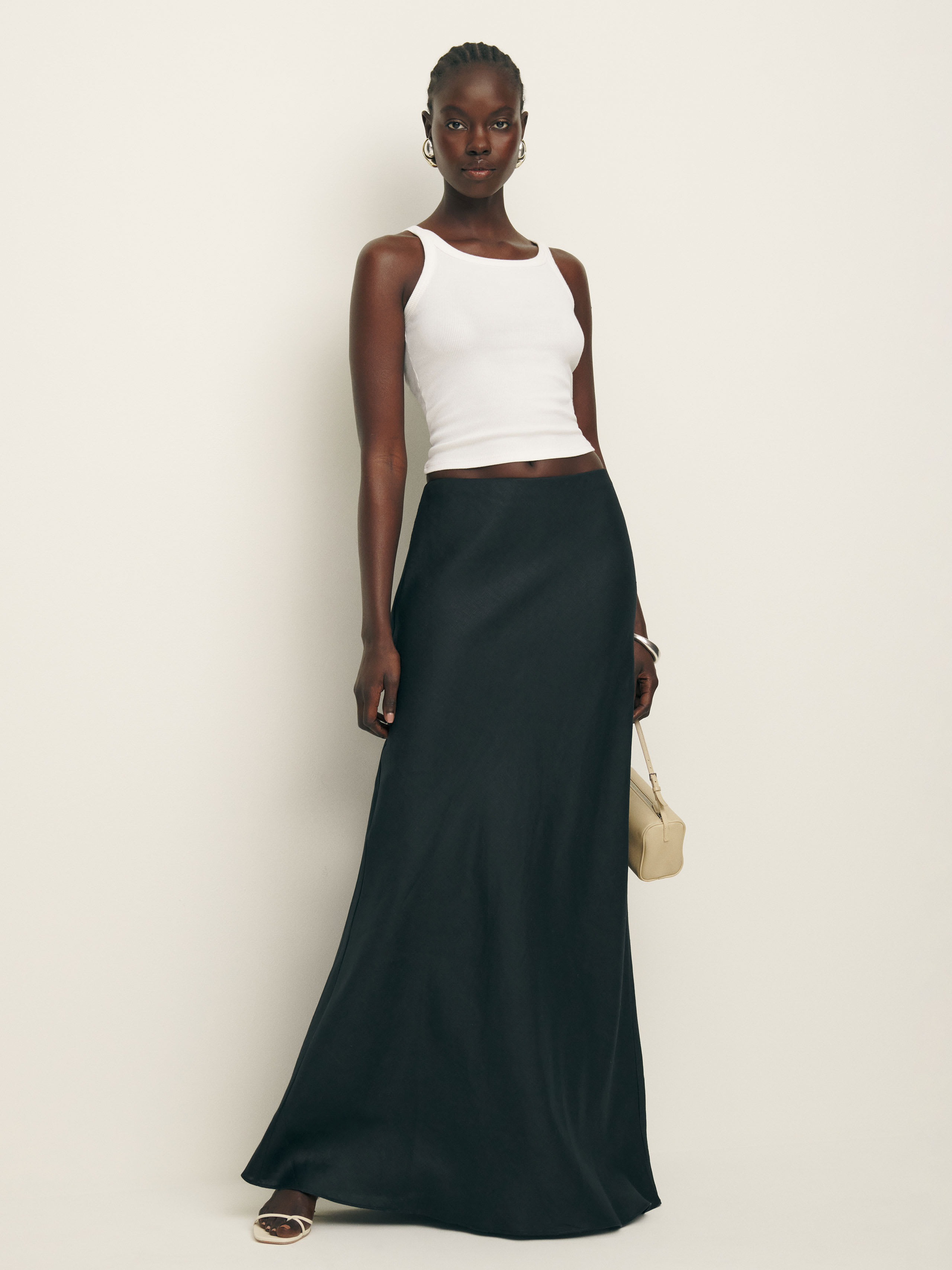 Bella Linen Skirt | Reformation (US & AU)
