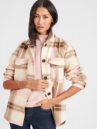 Petite Shirt Jacket | Banana Republic Factory