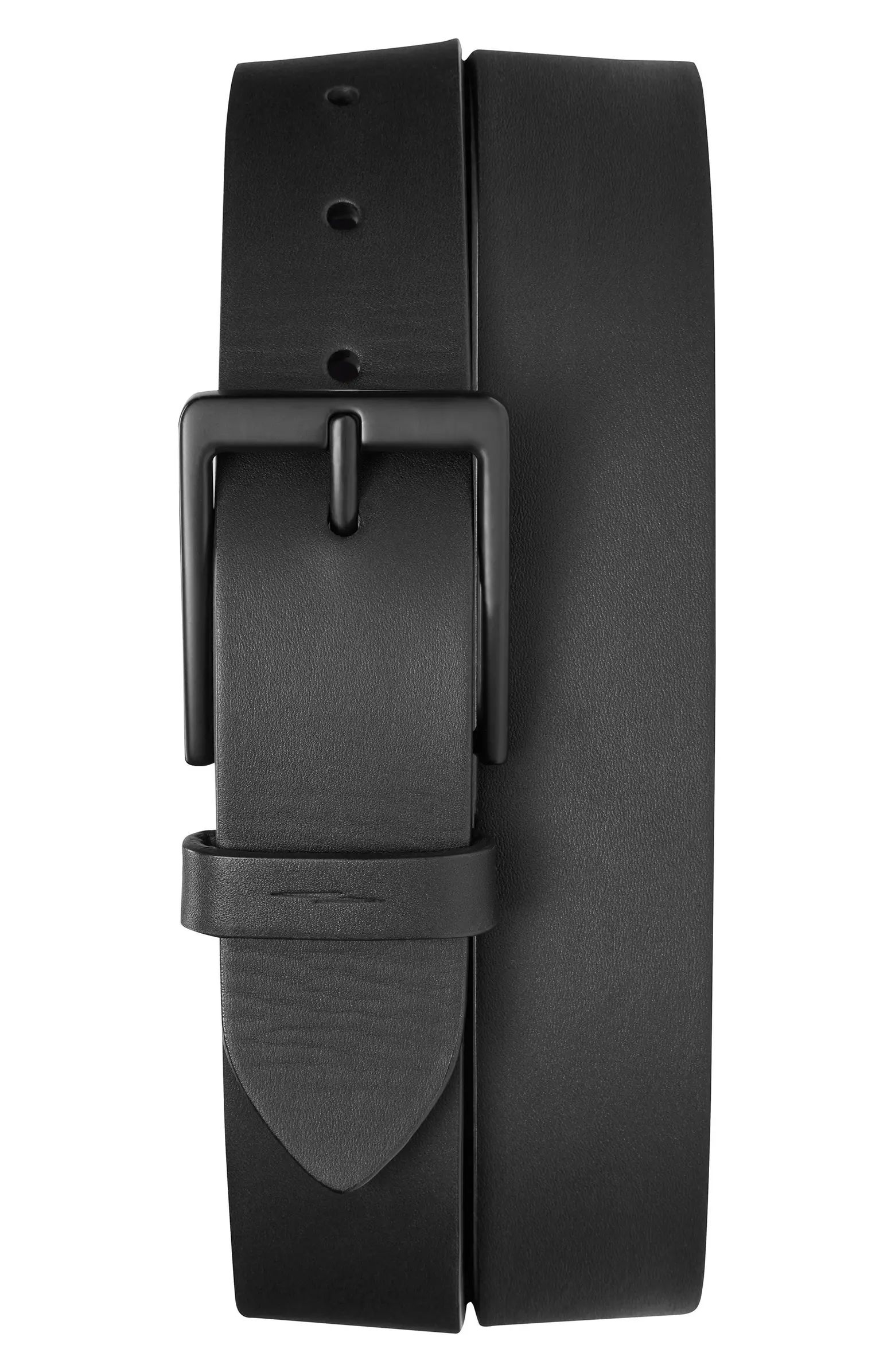 Shinola Lightning Bolt Keeper Leather Belt | Nordstrom | Nordstrom