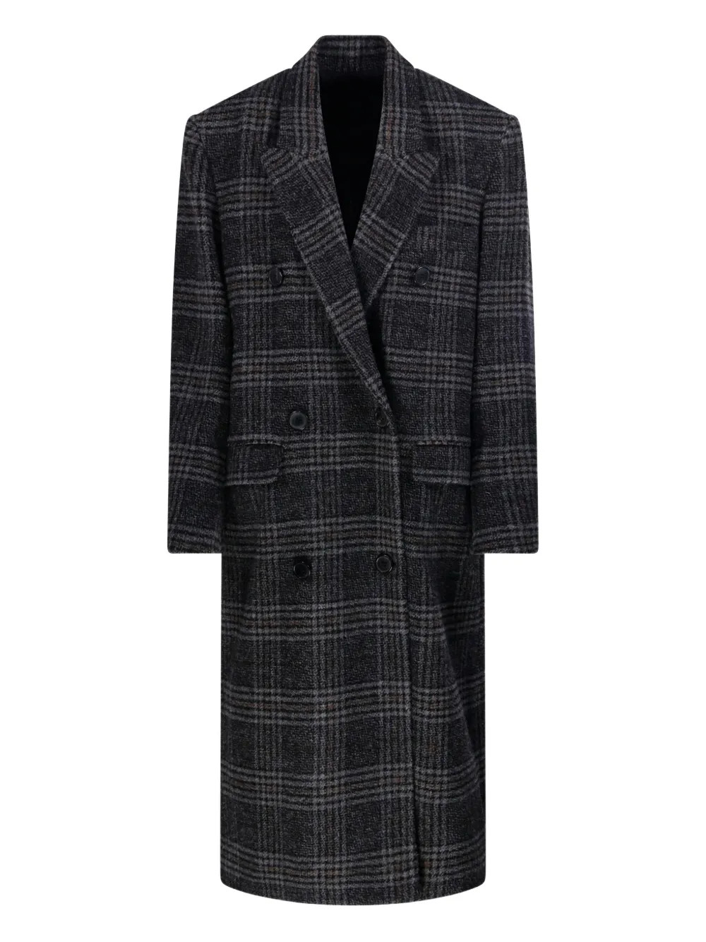 Lexana double-breasted checked coat | Farfetch Global