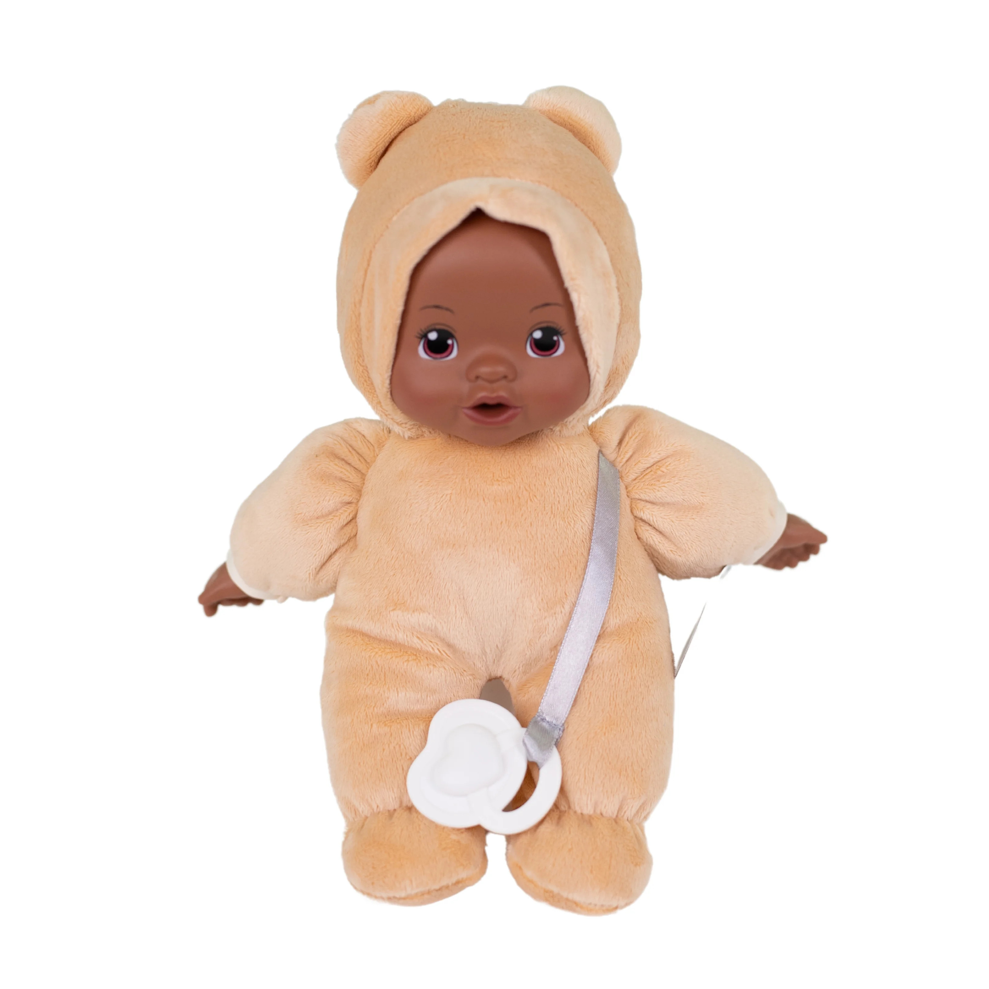 My Sweet Love 10-inch Snuggly Baby Doll with Pacifier, Light Mocha Outfit | Walmart (US)
