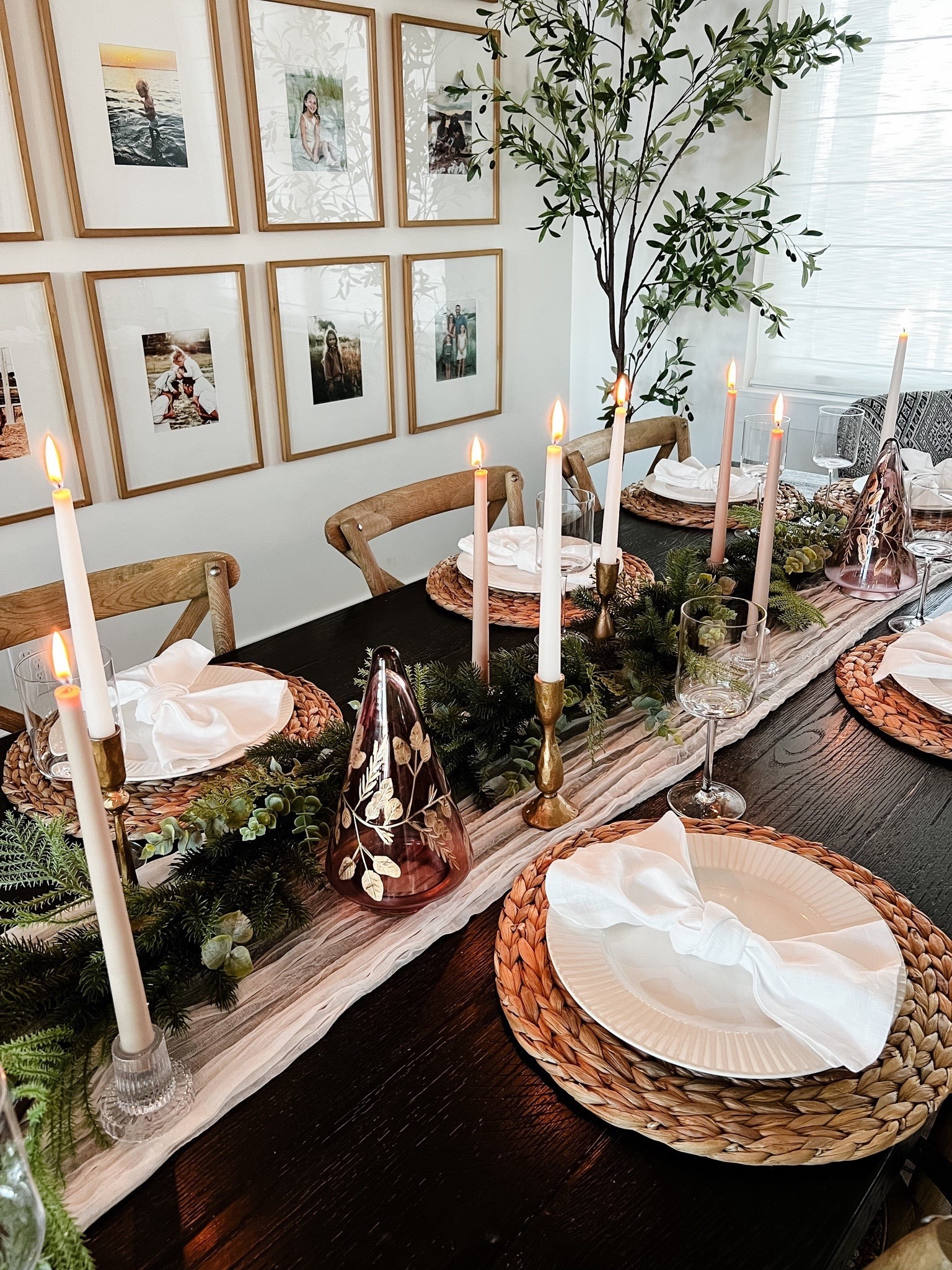 cozy + elevated holiday tablescape. Neutral layers, brass accents, natural greenery, and soft candlelight make the simplest dinner feel special.
Tap to shop the woven placemats, dinnerware, candlesticks, table runner, and decorative trees—everything you need to recreate this festive look at home.

#HolidayTablescape #TablescapeInspo #HolidayHosting #NeutralHolidayDecor #OrganicModernHome #TableDecorIdeas #ModernFarmhouseStyle #HolidayEntertaining #CozyHomeVibes 

#LTKHome #LTKHoliday #LTKSaleAlert