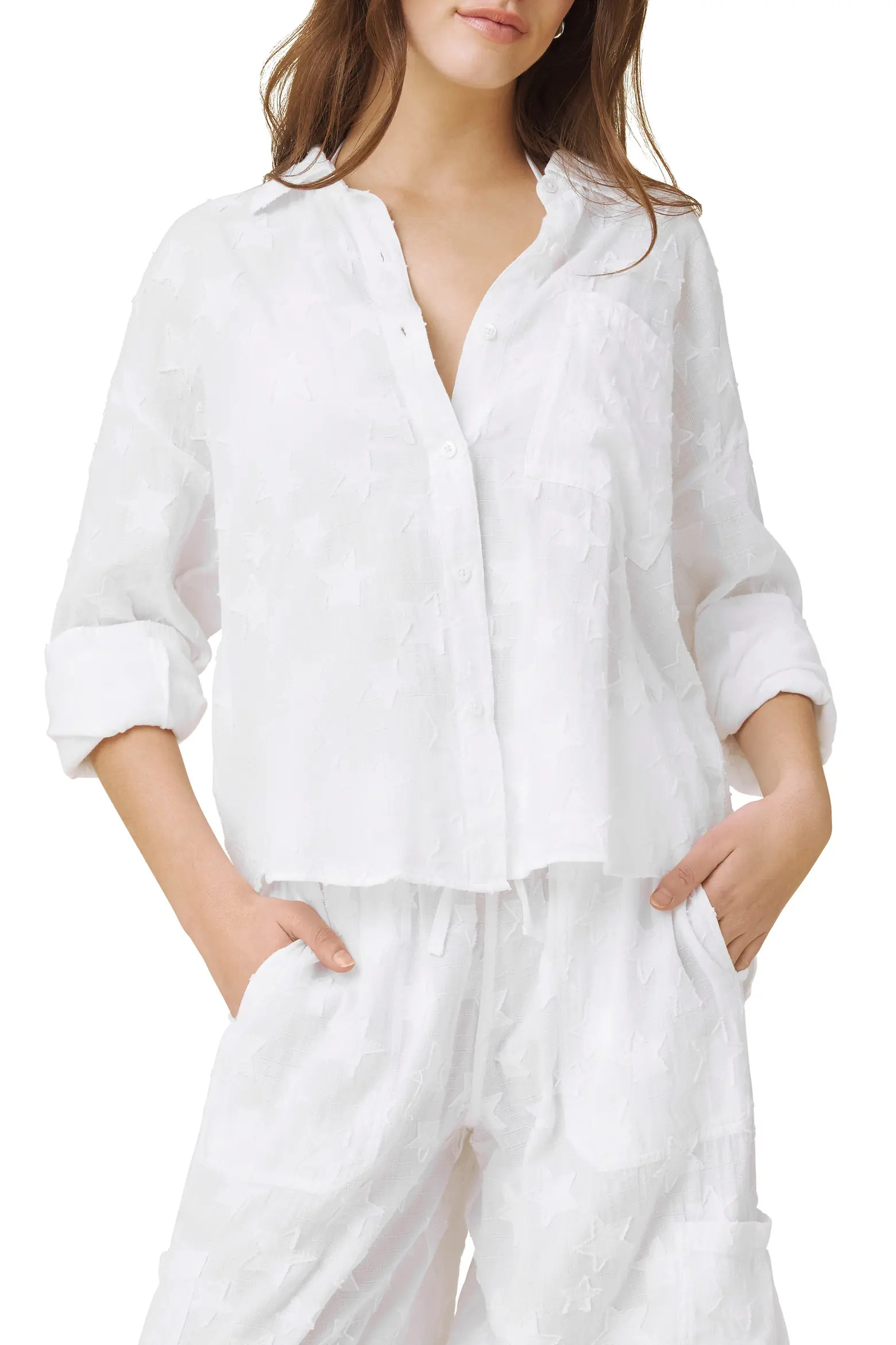 Caprice Star Button-Up Shirt (Women) | Nordstrom | Nordstrom