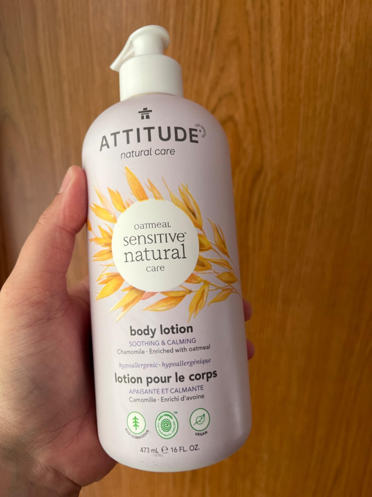 ATTITUDE Body Lotion for Sensitive Skin with Oat, EWG Verified, Dermatologically Tested, Vegan, C... | Amazon (US)