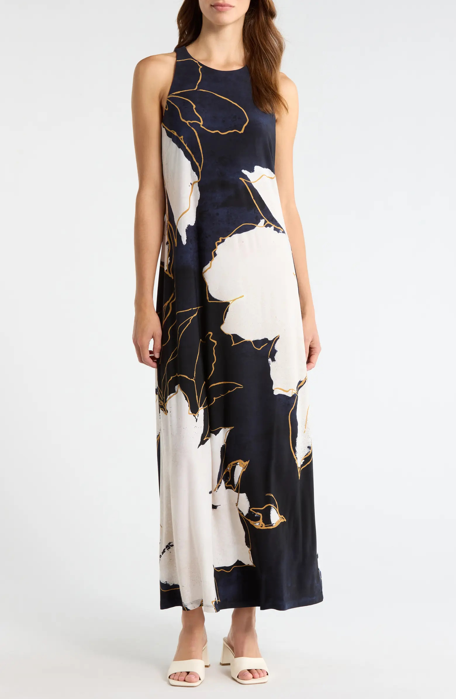 Tommy Bahama Jasmina Gilded Petal Sleeveless Maxi Dress | Nordstrom | Nordstrom
