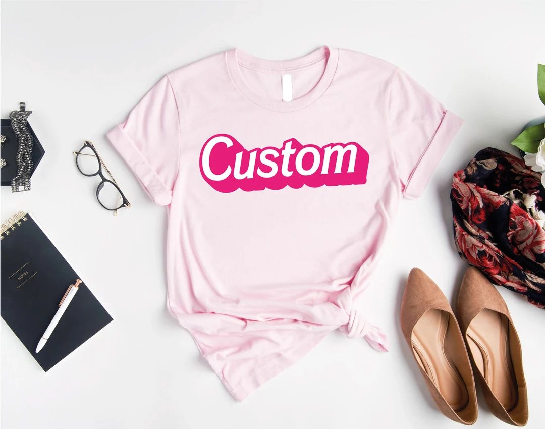Custom Doll Baby Girl Birthday Shirt, Custom Party Girls Shirt for Besties, Personalized Birthday... | Etsy (US)