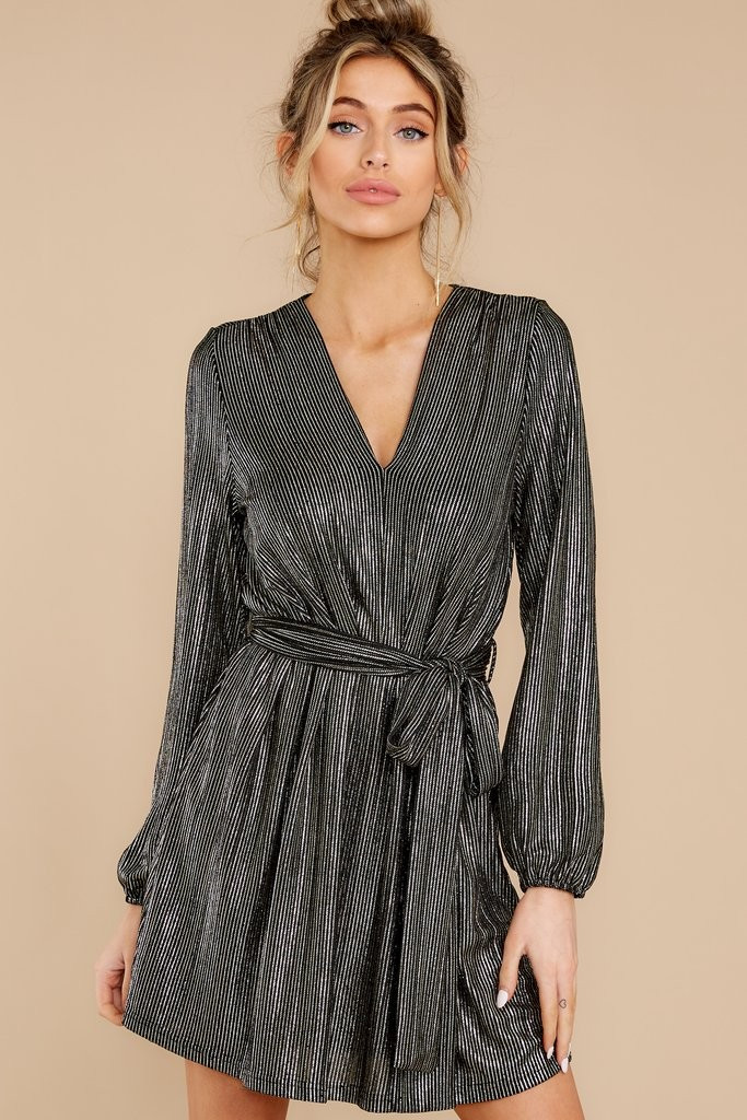 Sparkling Celebrations Black And Gold Dress | Red Dress 