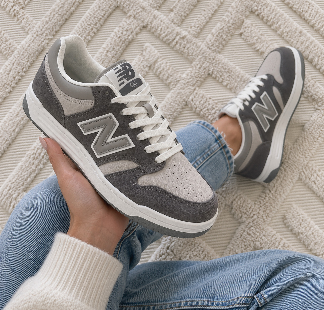 🩶 THE COOL-GIRL SNEAKER EVERY CLOSET NEEDS 🩶 If you're looking for a sneaker that feels effortlessly stylish and goes with absolutely everything, the New Balance BB480L v1 in Castlerock/Shadow Grey is it. Inspired by vintage basketball shoes, this retro sneaker delivers the perfect mix of comfort, versatility, and street-style appeal. ✨ Timeless grey colorway ✨ Retro basketball-inspired design ✨ Comfortable for all-day wear ✨ Perfect for travel, errands & everyday life ✨ Easy to style with denim, leggings, dresses & athleisure ✨ Unisex design with a modern vintage feel The neutral grey tones make these sneakers one of the easiest shoes to pair with your wardrobe. Whether you're headed to brunch, the airport, a sporting event, or running errands, these sneakers instantly elevate your look. 💕 Why everyone loves them: ✔️ Neutral colors match everything ✔️ Classic New Balance comfort ✔️ Trendy without being flashy ✔️ Perfect everyday sneaker ✔️ Great for capsule wardrobes

 

 #LTKootd #LTKActive #LTKSaleAlert