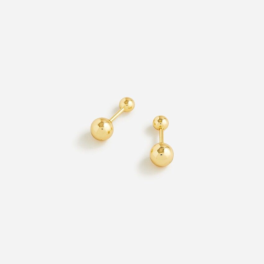 Dainty gold-plated orbit earrings | J.Crew US