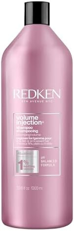 Redken Volume Injection Shampoo For Fine Hair - Adds Lift & Body, Volumizing & Detangling Without... | Amazon (US)