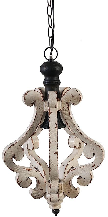 A&B Home Perth Wooden Chandelier, 12.6 X 20.9-Inch | Amazon (US)