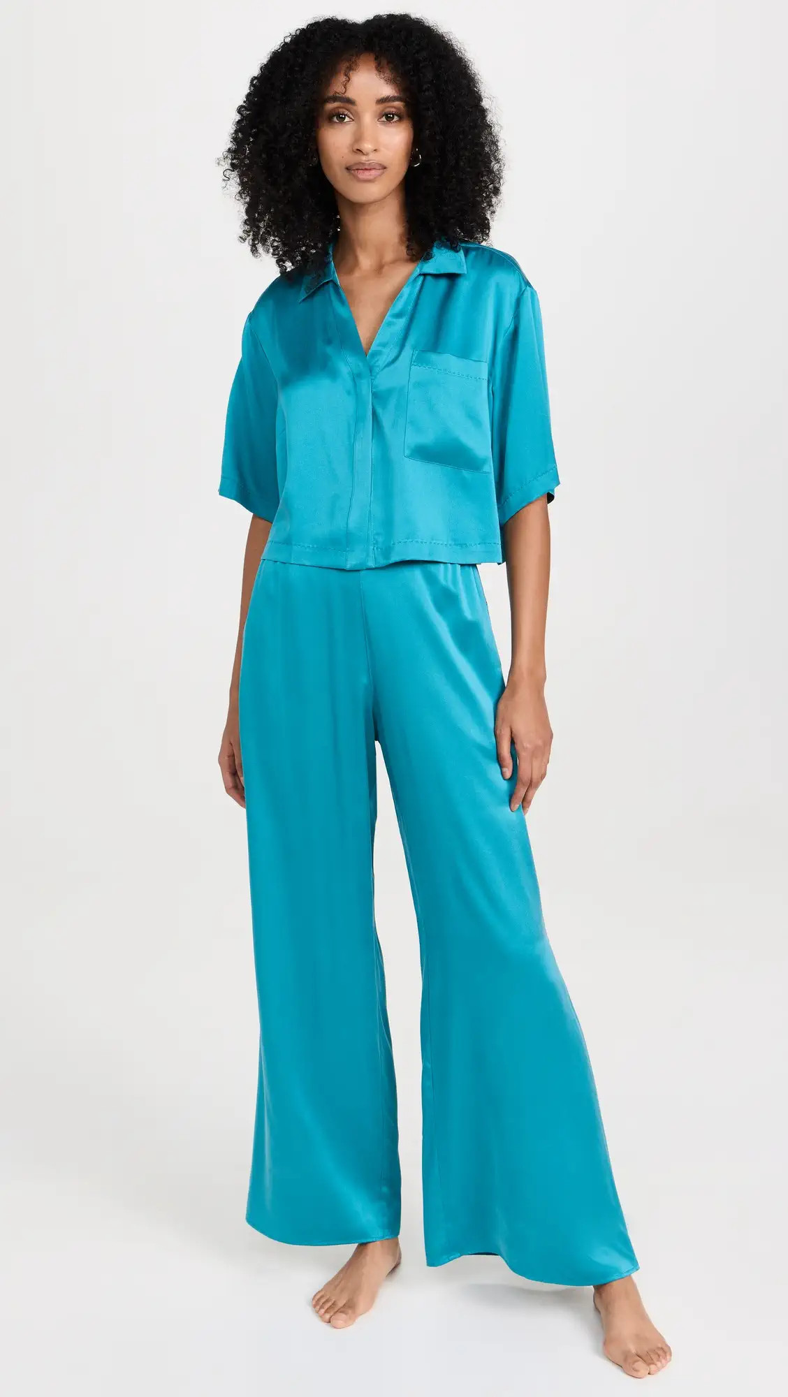 Lunya Washable Silk High Rise Pants Set | Shopbop | Shopbop