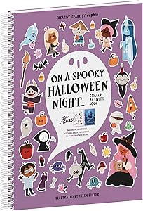 CUPKIN Halloween Sticker Books for Kids 3-5 Spooky Halloween Crafts for Kids (500+ Cute Halloween... | Amazon (US)
