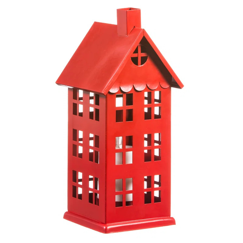 Towering Cottage Metal LED Candle Lantern | Wayfair North America