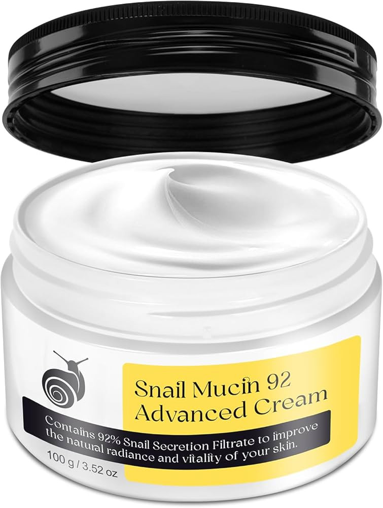 Snail Mucin 92% Repair Cream 100g, Face Moisturizer Hydrating Repair Face Cream for Dry & Sensiti... | Amazon (US)