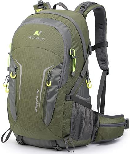 N NEVO RHINO Hiking Backpack 40L/50L Travel Camping Backpack with Rain Cover | Amazon (US)