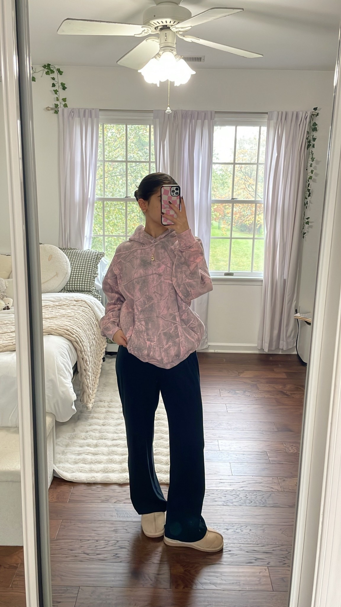 cutest pink camo hoodie / lounge outfit 🎀 

#LTKSeasonal