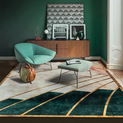8' x 10' Modern Rectangular Geometric Area Rug-Homary | Homary