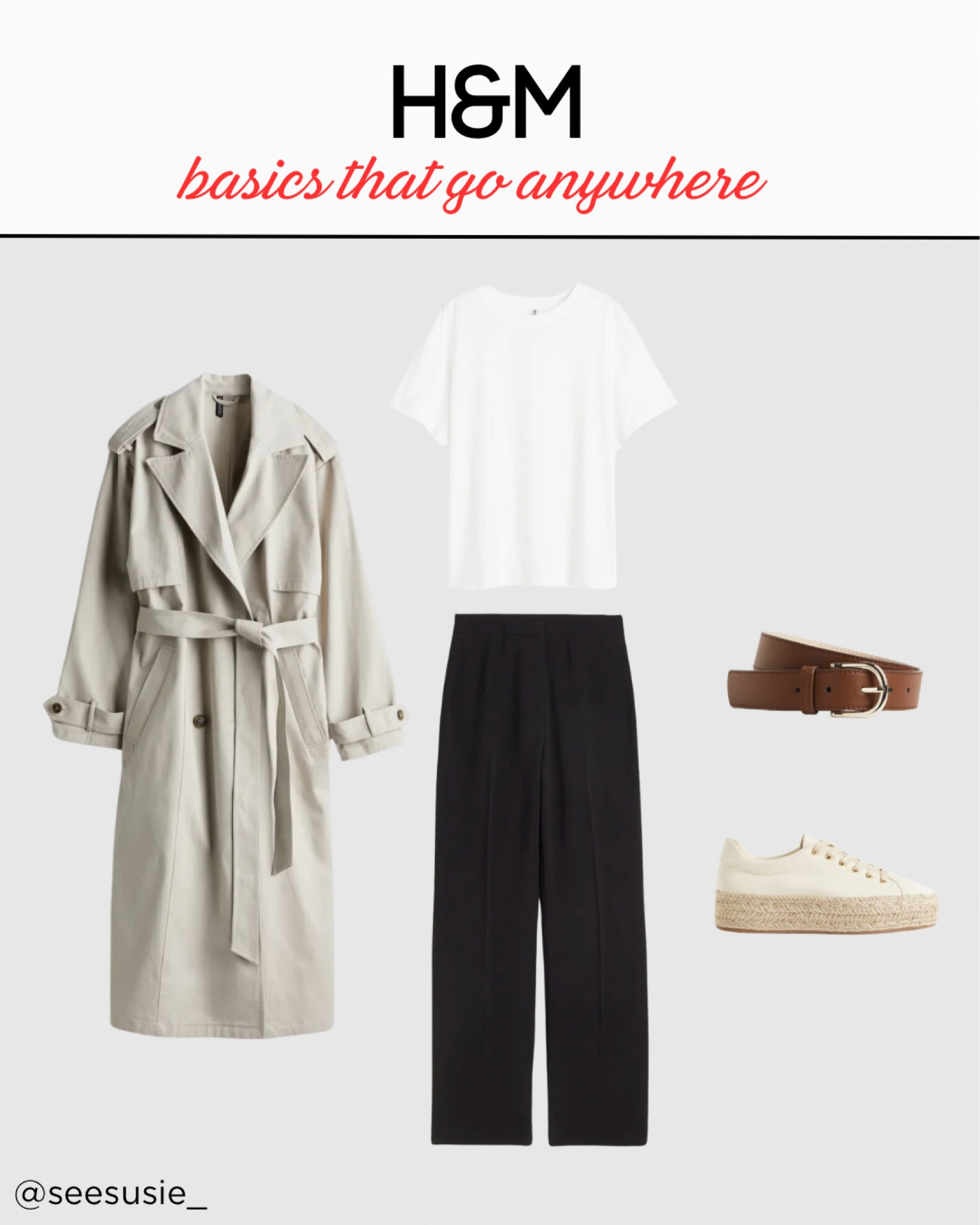 Throw on these basics to look perfectly polished to go literally anywhere! Dress them up with your favorite statement bag and some cute hoop earrings. 

#LTKworkwear #LTKfindsunder50 #LTKstyletip