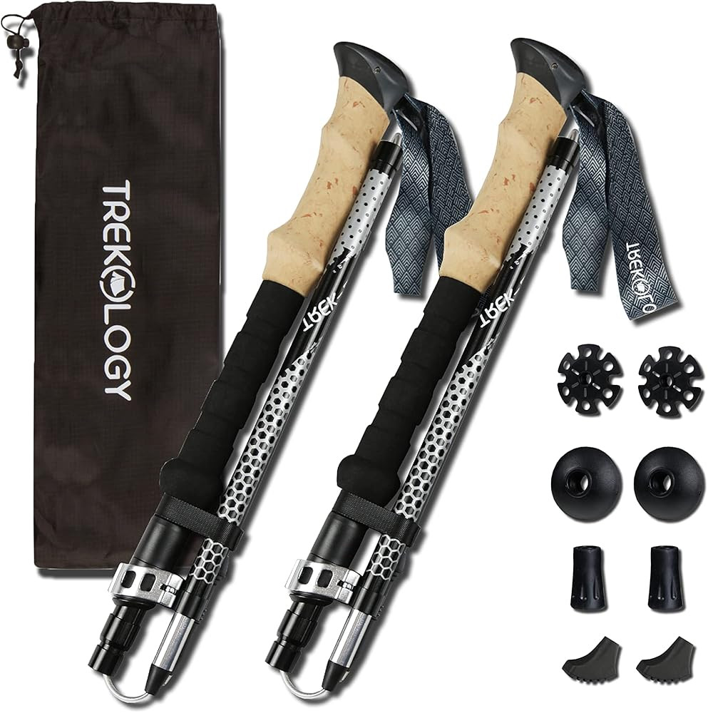 Trekology Trek-Z Collapsible Hiking & Trekking Poles - Balance Support for Seniors, Women, and Me... | Amazon (US)