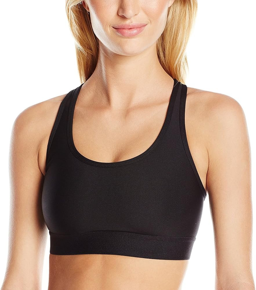 Hanes Women’s Wireless Racerback Sports Bra, Moisture-wicking Compression Support Bra | Amazon (US)