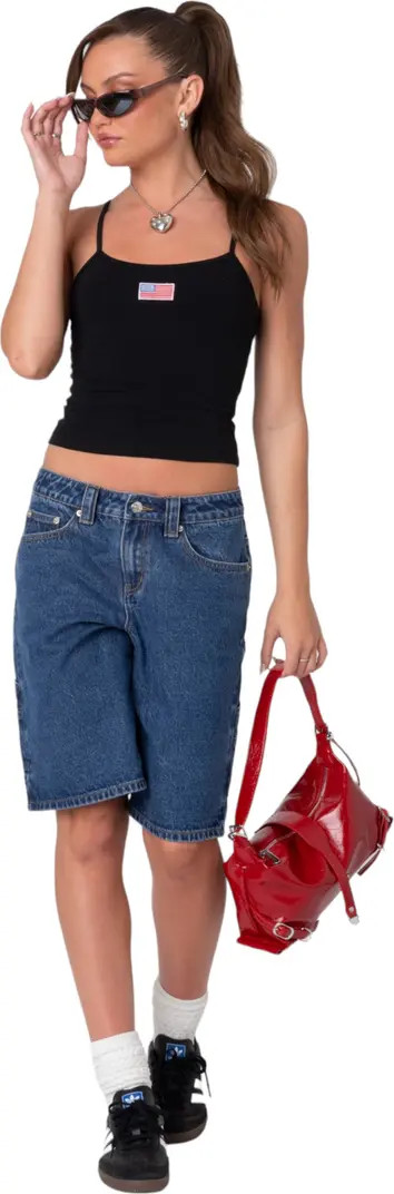 EDIKTED USA Stretch Cotton Camisole | Nordstrom | Nordstrom
