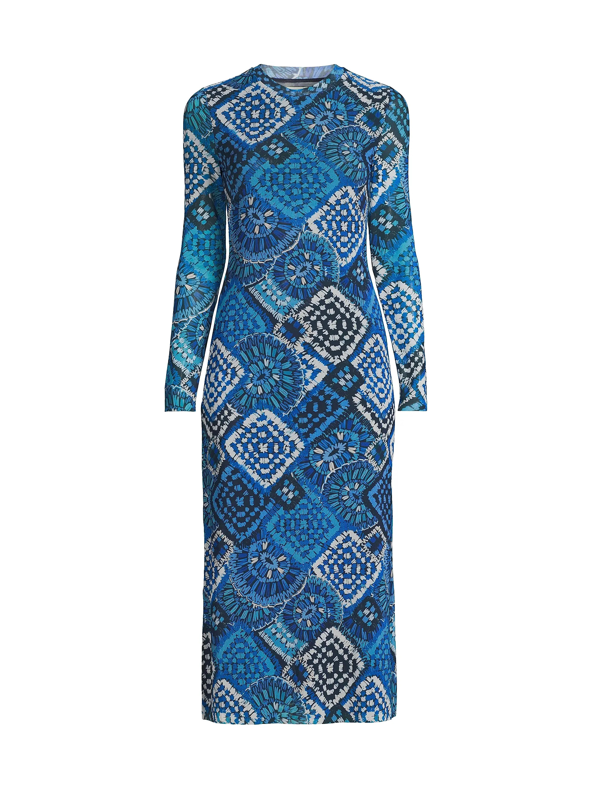 Lolia Mesh Midi-Dress | Saks Fifth Avenue