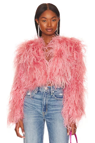 Lara Feather Jacket
                    
                    Bubish | Revolve Clothing (Global)