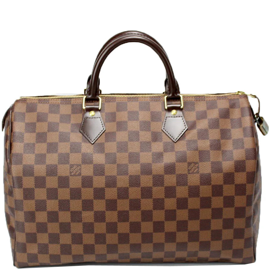 Speedy 35 Damier Ebene (NE7) | Keeks Designer Handbags