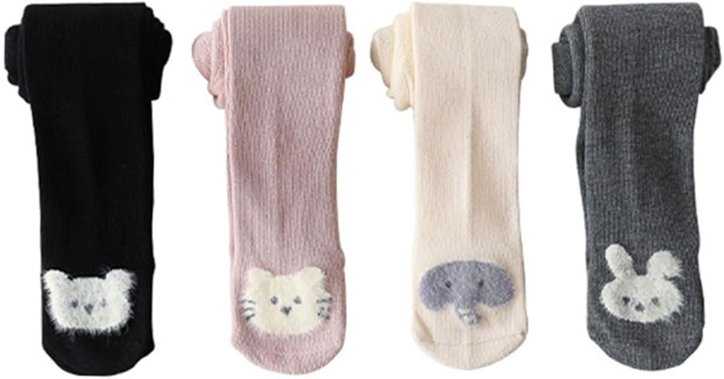 Elaowoho Baby Girl Tights Toddler Cable Knit Tights with Bow Seamless Mesh Leggings Stockings Inf... | Amazon (US)