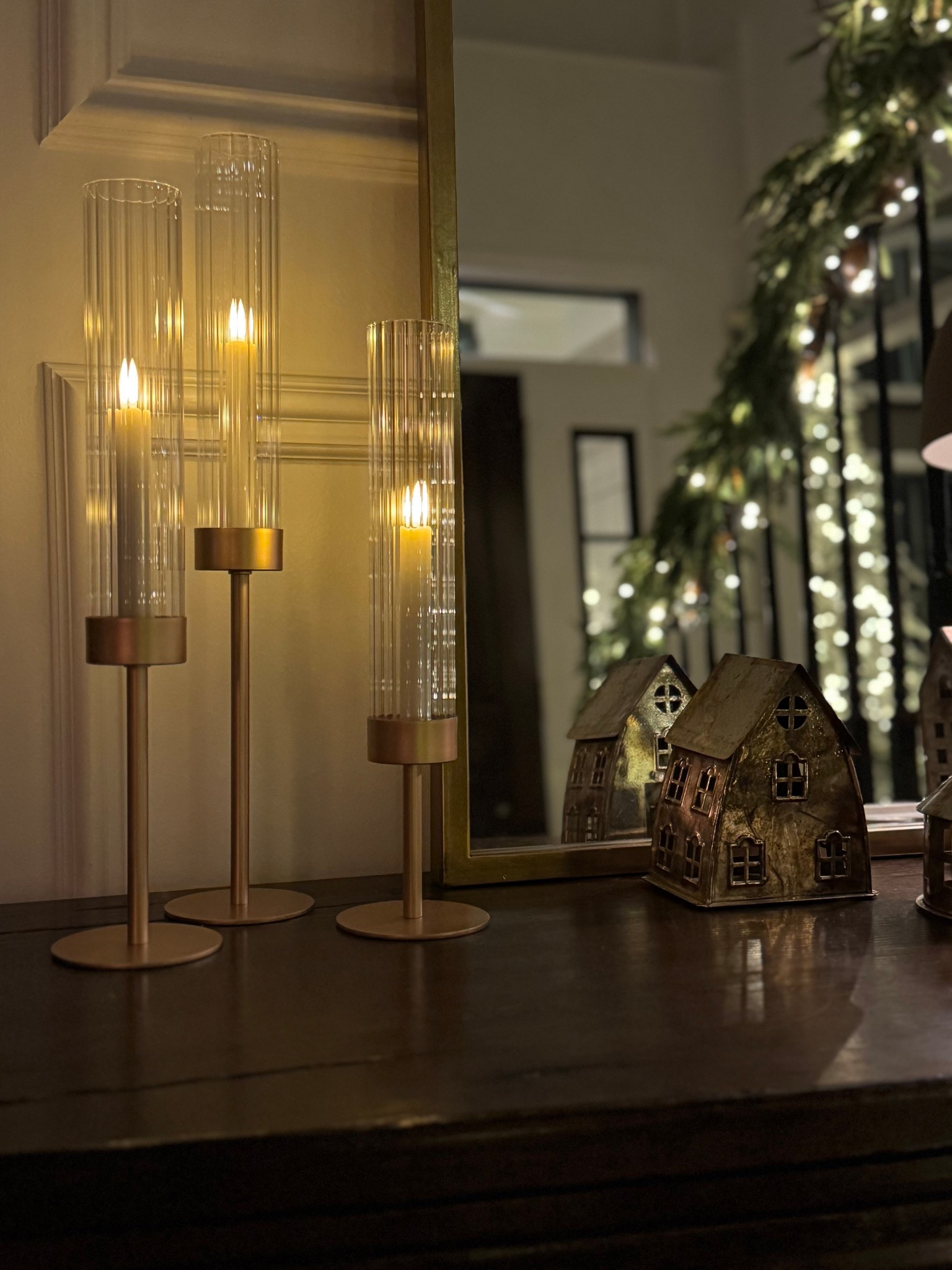 Little Holiday moments that fill my cup. These 6” flameless candles couldn’t be more perfect paired with the flutes glass holders. Do you spy that little house?!? 😍

#LTKHoliday #LTKHome #LTKStyleTip
