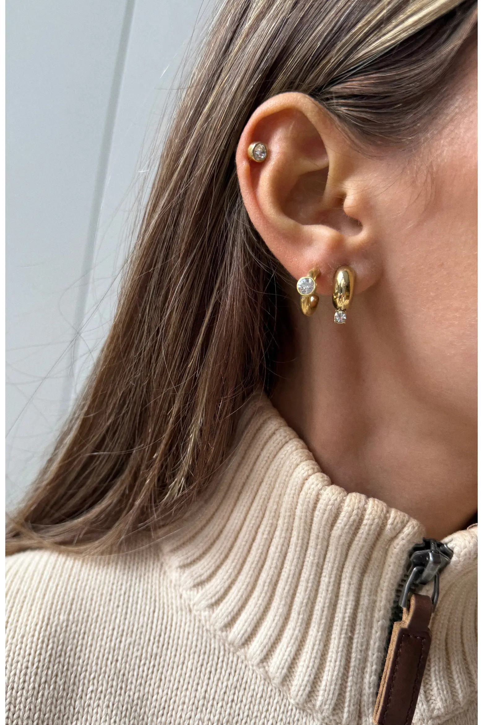Set of 3 Pairs Huggie Hoop & Stud Earrings (Women) | Nordstrom | Nordstrom