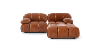 Mario Bellini Loveseat & Ottoman | Configuration C | Manhattan Home Design