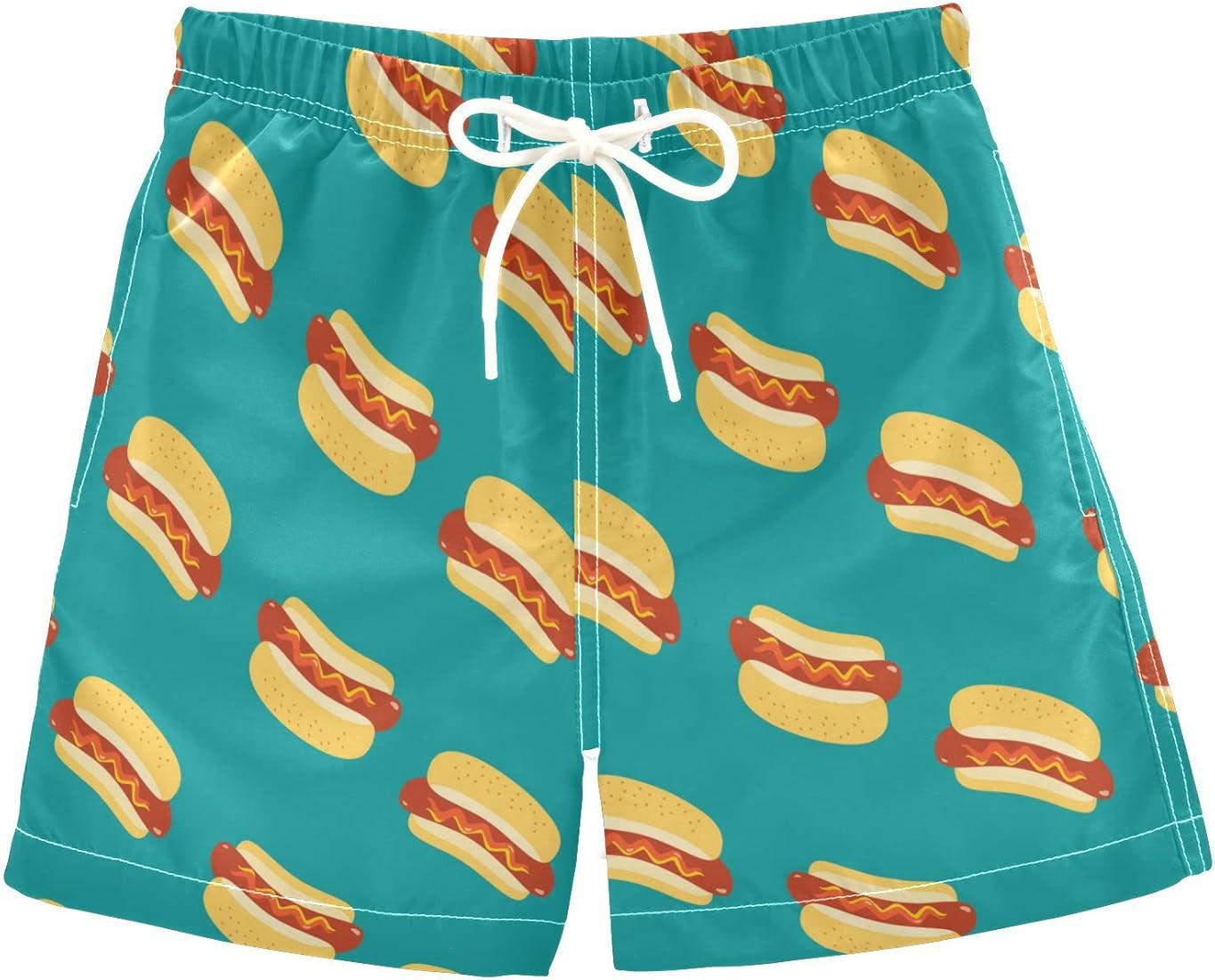 Eionryn Christmas Santa Candy Bow Boys Swim Trunks Toddler Beach Board Shorts Quick Dry Kids Swim... | Amazon (US)