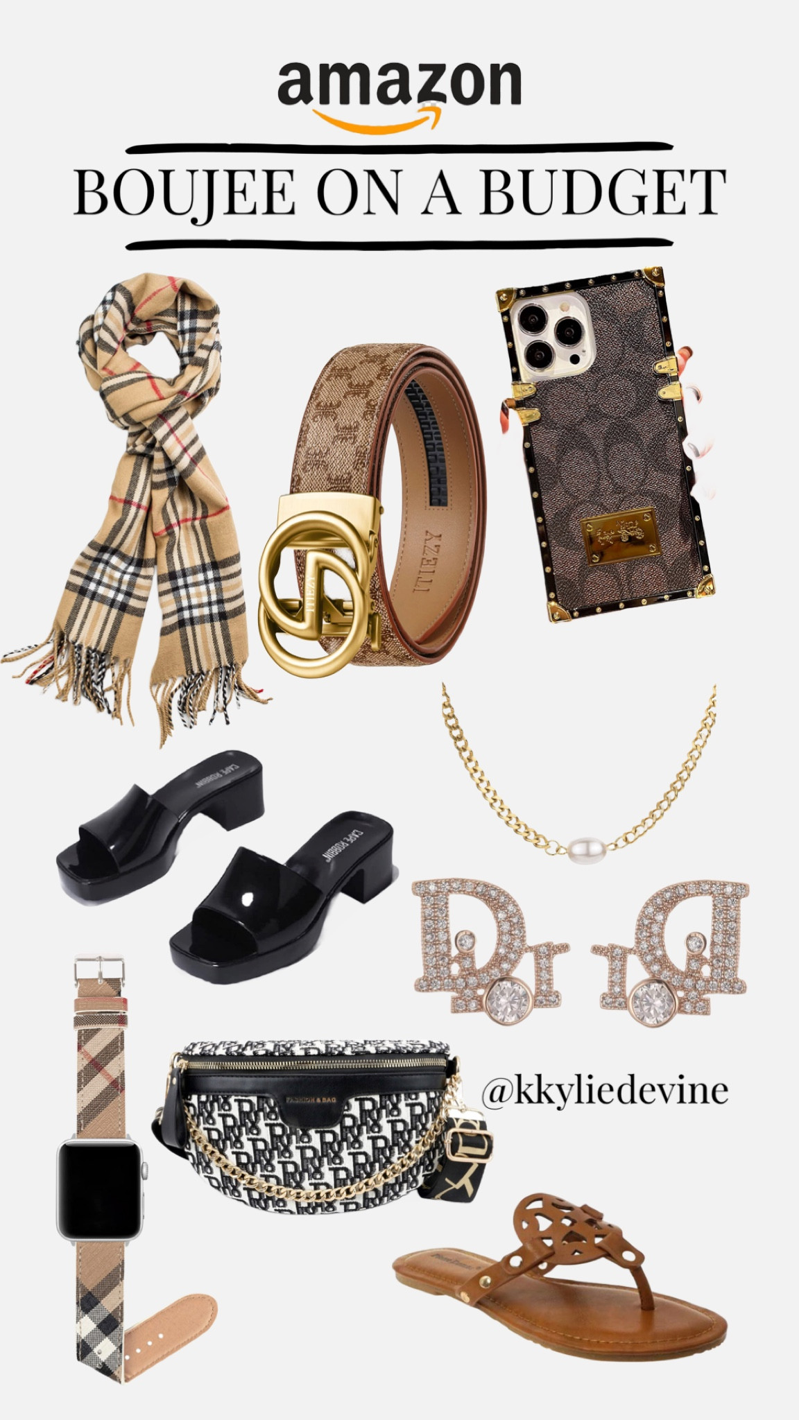 Boujee on a budget✨ HEYY! If you love these affordable designer items you can shop them on my Amazon storefront or pinterest through the link in my bio✨🖤

Designer dupes, Designer dupes handbags, Designer dupes on Amazon, Designer dupes on Amazon 2021, Designer dupes on Amazon 2022, Designer dupes Amazon, Designer dupes 2022, boujee lifestyle, boujee accessories, boujee on a budget, cheap designer, knockoff designer, designer jewelry, designer clothes, designer gift guide, designer gifts for her, luxury gifts, luxury gift guide, luxury dupes, luxury lifestyle, luxury gifts for her, luxury clothes, luxury jewelry, luxury on Amazon, Gift guide, gift ideas, gift ideas for boyfriend, gifts for boyfriend, gifts for girlfriend, gift ideas for girlfriend, gifts for best friends, gift basket ideas, gift wrapping ideas, gift ideas for best friend, gift baskets, gifts for men, gift box ideas, gifts for men, gifts for women, gifts for him, gifts for dad, gifts for boyfriend birthday, gifts for girlfriend birthday, gifts for girlfriend Christmas, gifts for wife, gifts for teens, gifts for teenage girls, it ends with us, book inspo, gold jewelry, gold jewelry for women, gold rings, cloud slides, hair oil, purses, women’s purses, anniversary gifts, birthday gifts, valentines gifts, Valentine’s Day gifts for her, valentines luxury gifts, luxury items gifts

#LTKitbag #LTKU #LTKunder100