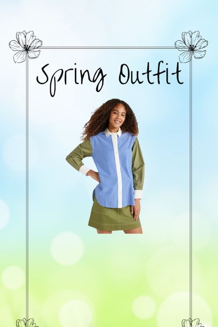 Spring outfit 
Tunic shirt 
Striped shirt 
Work wear 

#LTKstyletip #LTKfindsunder50 #LTKworkwear