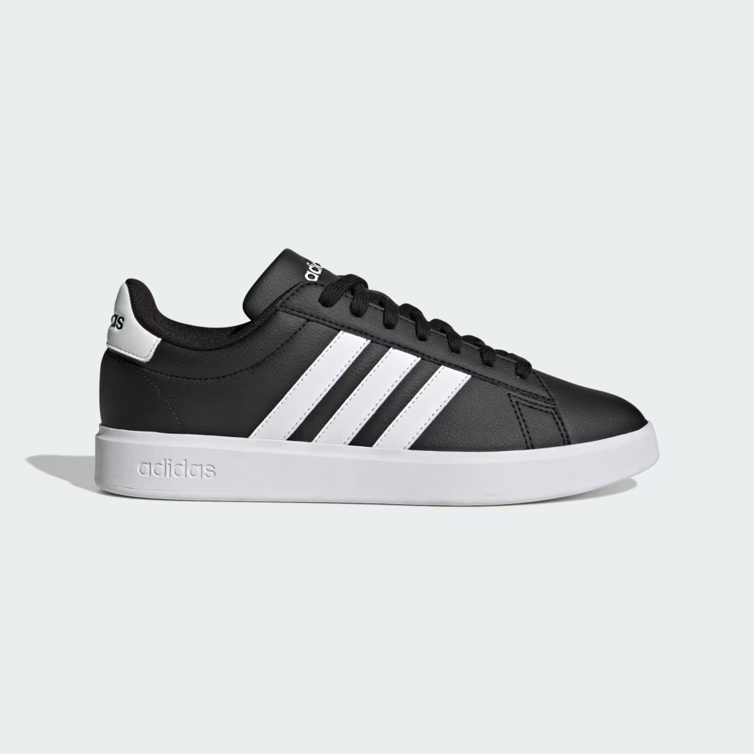 adidas Grand Court Shoes Core Black 7.5 Mens | adidas (US)