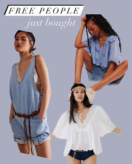 Free people summer finds! The perfect tops to wear under overalls or a romper! 

#LTKstyletip