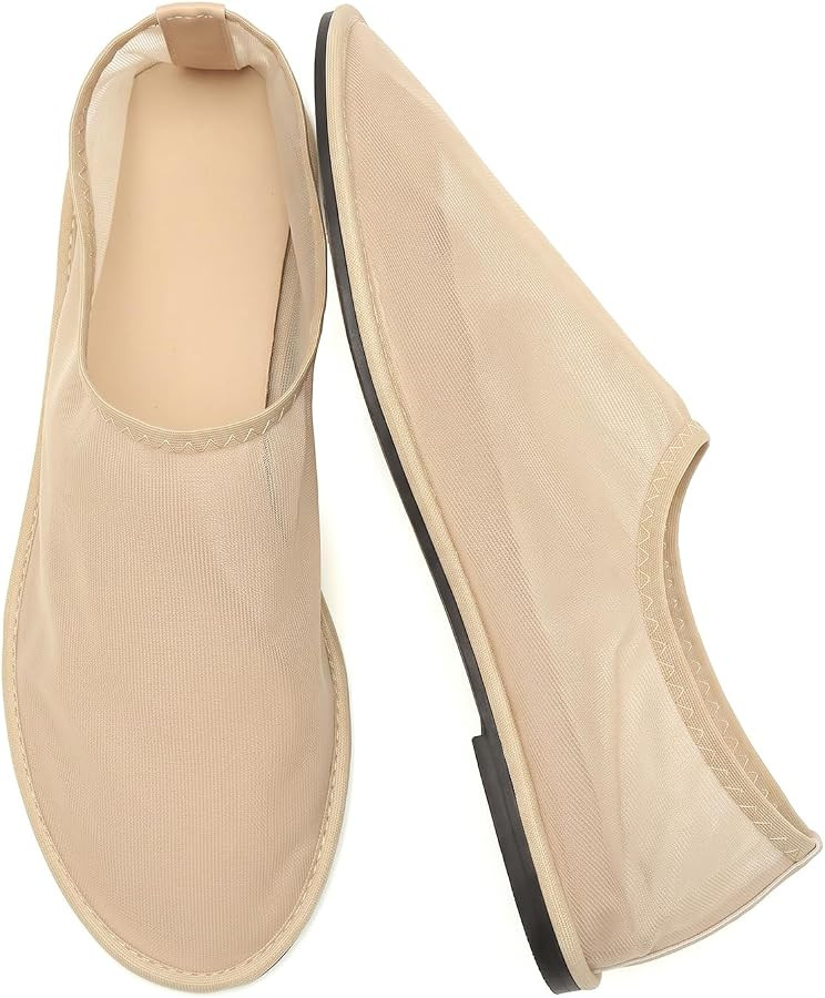 VorisVina Mesh Sock Ballet Flats for Women Tulle Slip on Mary Jane Flats | Amazon (US)