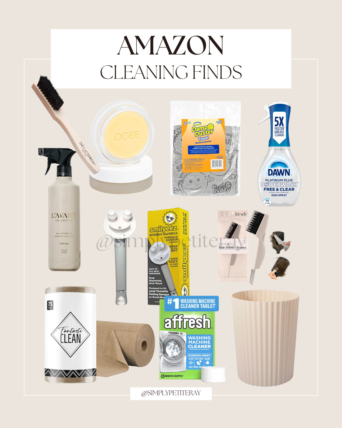 Check out these top cleaning finds on Amazon! Perfect for a clean and tidy home. 

Amazon cleaning finds, top cleaning essentials Amazon finds, must-have tools for a clean and tidy home, easy home organization and cleaning upgrades, efficient and affordable cleaning supplies, smart household cleaning must-haves, everyday cleaning favorites for a fresh space, simple solutions for a spotless home

#CleaningFinds #AmazonFinds #HomeCleaning #CleanHome #HomeEssentials #OrganizationHacks #LTKHome #TidyLiving
 

 #LTKHome