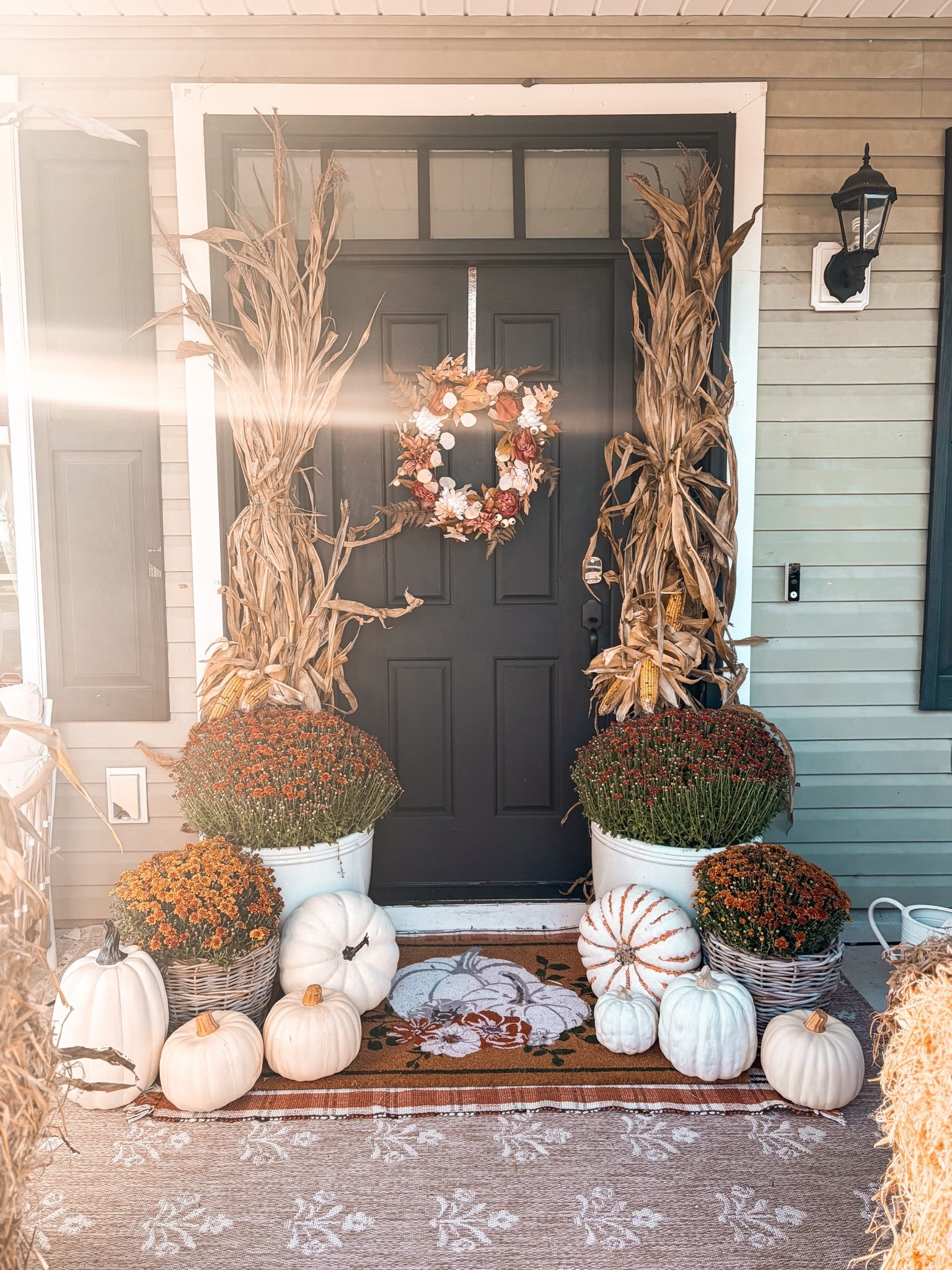 Fall front porch